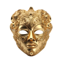 elegant carnival mask isolated on transparent background, png