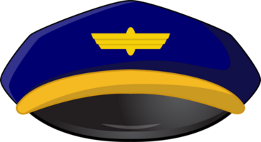 pilot hatt tecknad serie png