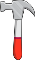 Hammer Karikatur eben Symbol png