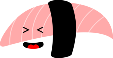 Kawaii Japanese sushi dish png