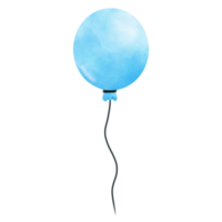 Balloon watercolor cartoon element illustration png