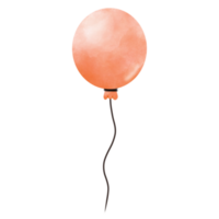 ballong vattenfärg tecknad serie element illustration png