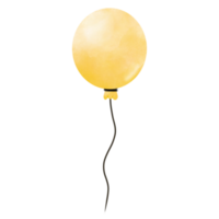 Balloon watercolor cartoon element illustration png