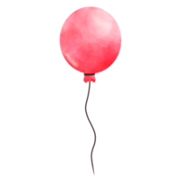 ballong vattenfärg tecknad serie element illustration png