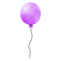 ballong vattenfärg tecknad serie element illustration png