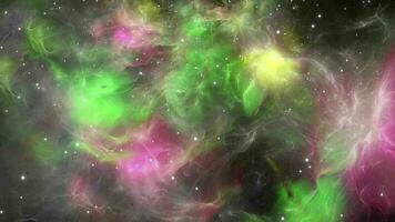 coloré espace nabula étoiles Contexte video