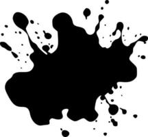 Grunge ink blot stain splatter splash spray abstract vector illustration