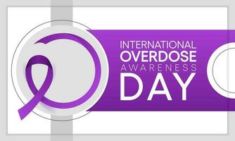 Overdose awareness day is observed every year on August 31, This event is a powerful way to join together to remember those who lost their lives to overdose. Vector illustration