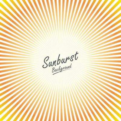 Gradient Sunburst Background Vector, Abstract Sun Burst Background