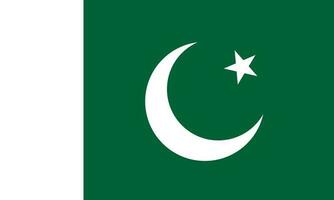 Pakistan Flag Vector Illustration. High Quality Pakistan Flag. EPS 10 Vector