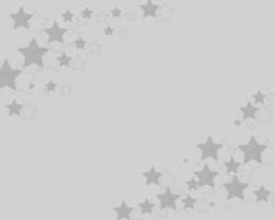 grey background with stars and polygons vector