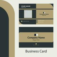 free vector corporate business card template design for advertisement purpose