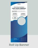 Moren Free vector business roll up display standee for presentation purpose