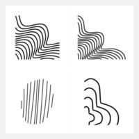abstract line element vector