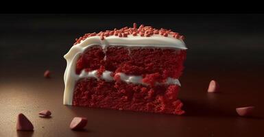 Sweet food celebration gourmet chocolate cake with raspberry decoration generated by AI photo