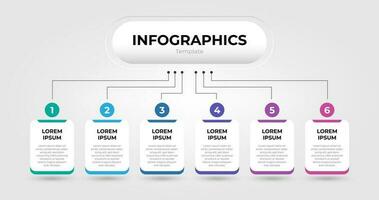 vector vistoso uno dos Tres pasos Progreso pancartas pasos insignias, web pancartas