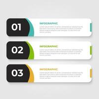 Vector colorful one two three steps progress banners. Steps badges, web banners.