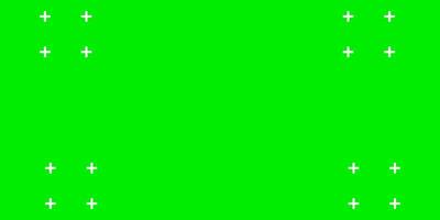 Chroma key background greenscreen with trackers vector green screen or chroma key with tracking markers