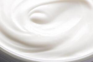 Skincare, cosmetics and beauty product, pure white cream lotion texture as abstract background, photo