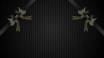 Abstract Background With Black Bow 2 vector