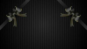 Abstract Background With Black Bow 2 vector