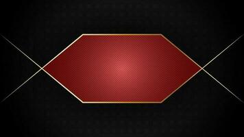 Premium card with gold elements vector
