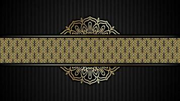 Premium card with gold elements vector