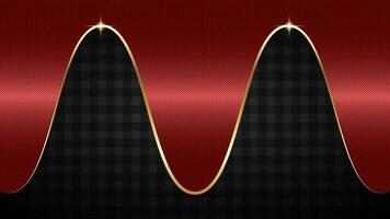 lujo rojo dorado resumen antecedentes con dorado elemento vector