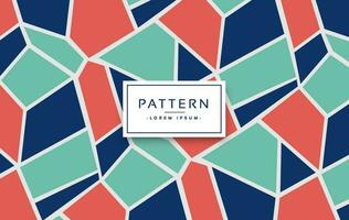 Abstract geometric pattern design in retro style. Vector creative design. Geometric background with Triangles