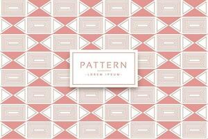 Rectangle and triangle lines pattern background. Seamless Geometric pink Rectangle shape lines. vector