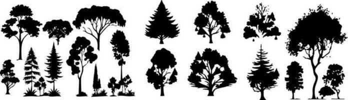 Tree Silhouette Design and template vector