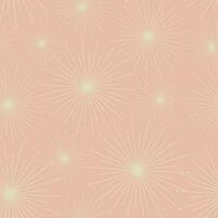 Seamless pattern with stars on pink background. Vector illustration in nude colors.