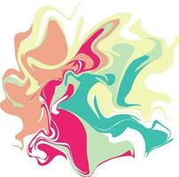 Rainbow Abstract Liquify Element vector