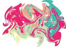 Rainbow Abstract Liquify Element vector