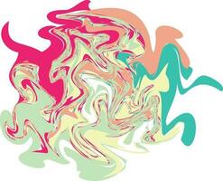 Rainbow Abstract Liquify Element vector