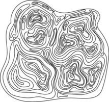 Line Topography Element vector