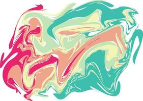 Rainbow Abstract Liquify Element vector