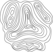 Line Topography Element vector