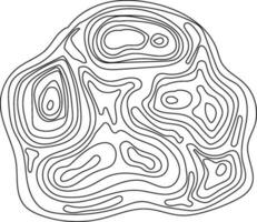 Line Topography Element vector