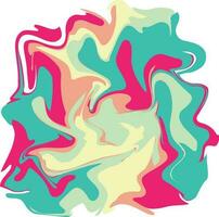 Rainbow Abstract Liquify Element vector