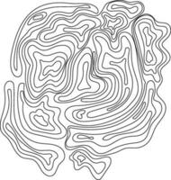 Line Topography Element vector