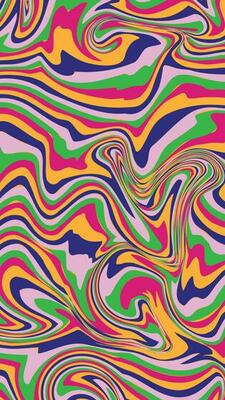 Bright Liquid Marble Pattern Element