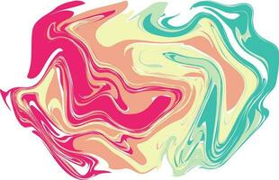 Rainbow Abstract Liquify Element vector