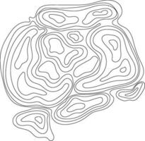 Line Topography Element vector