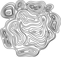 Line Topography Element vector