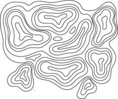 Line Topography Element vector