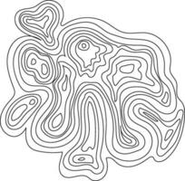 Line Topography Element vector