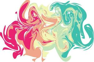 Rainbow Abstract Liquify Element vector