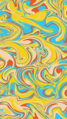 Bright Liquid Marble Pattern Element