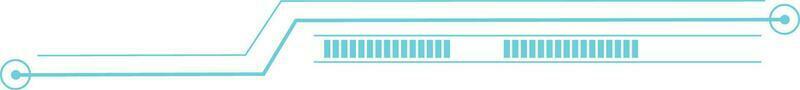 Futuristic Tech Line Element vector